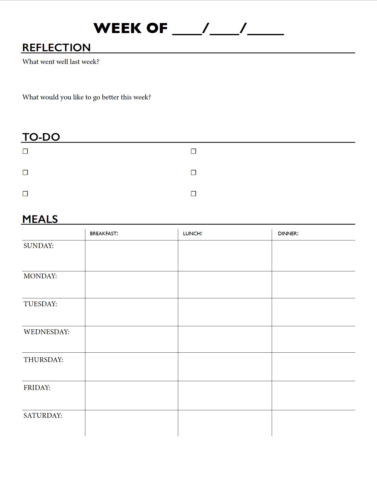 screen capture of InDesign planner